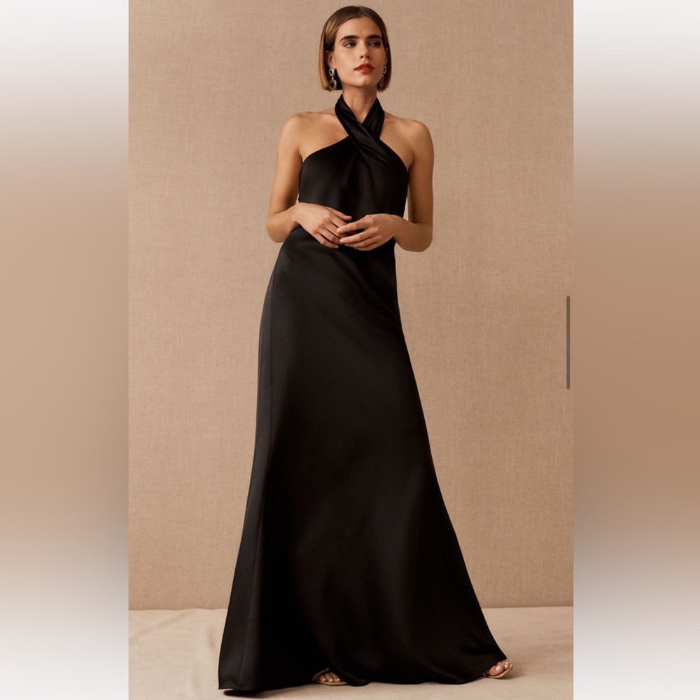 BHLDN Ruby Satin Charmeuse Dress